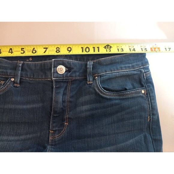 Whbm Womens Slim Crop Denim Cuffed Jeans‎ Size 6 - Picture 11 of 15